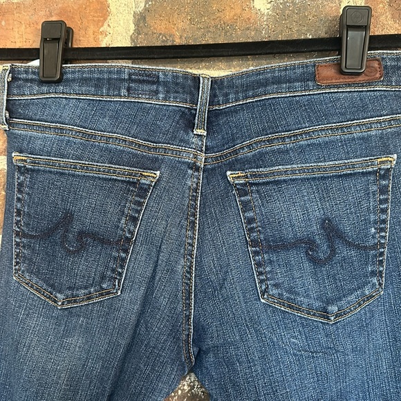 AG Adriano Goldschmied Stevie slim straight denim jeans sz 28 regular - Picture 3 of 3